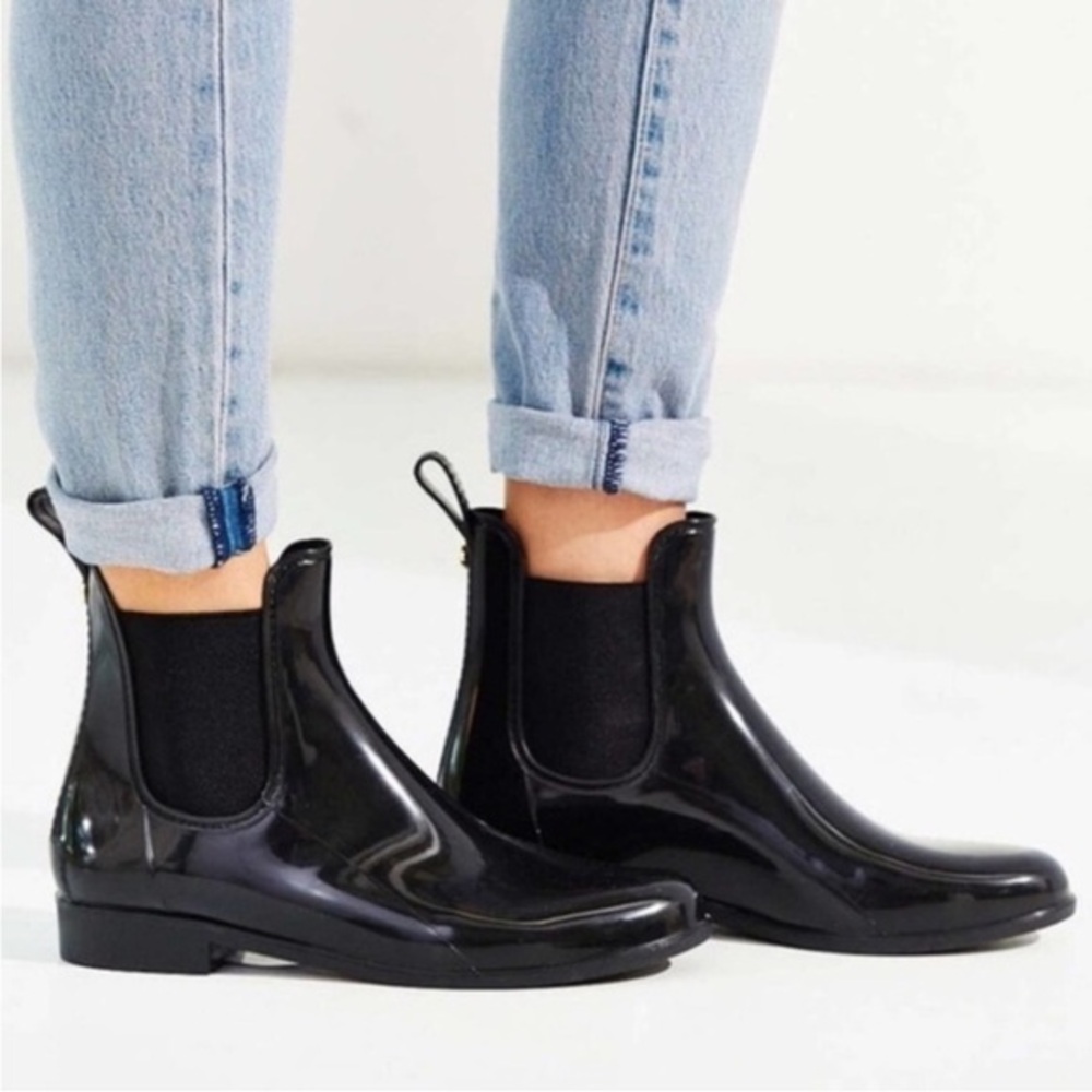 Sam Edelman Women’s Tinsley Classic Rain Boot Size Women’s 8 Color Gloss Black